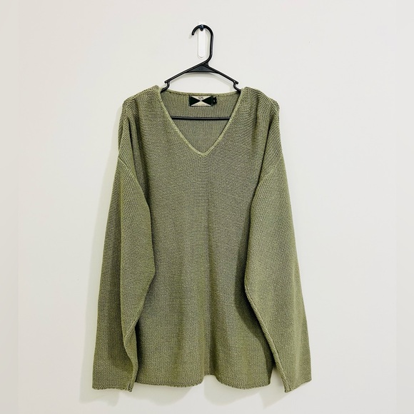 525 Made In America Green Knitted Sweater - Picture 1 of 5